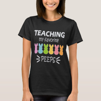 Camiseta de profesora de conejitos de Pascua