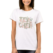 Camiseta de Profesora Estilo Cottagecore