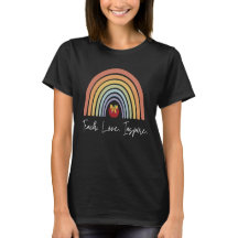 Camiseta de profesora linda Enseñar Amar Inspirar