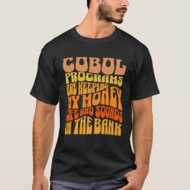 Camiseta de programas Cobol en negocios bancarios