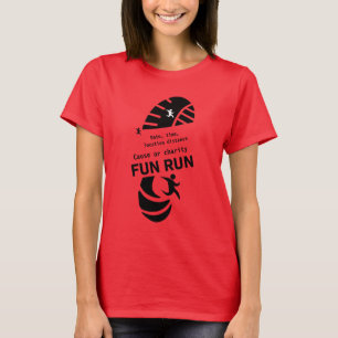 Camiseta de promoción de caridad de evento de ejec