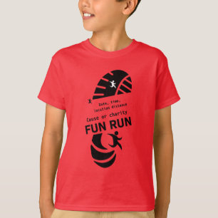 Camiseta de promoción de caridad de evento de ejec