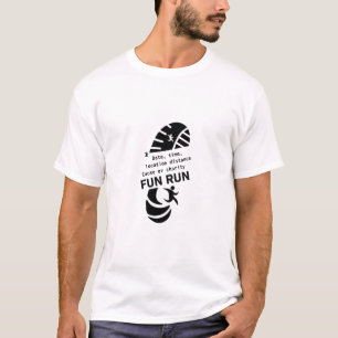 Camiseta de promoción de caridad de evento de ejec