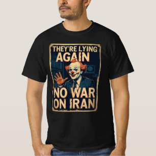 Camiseta de propaganda de Irán sin noticias falsas