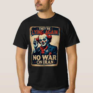 Camiseta de propaganda de Irán sin noticias falsas