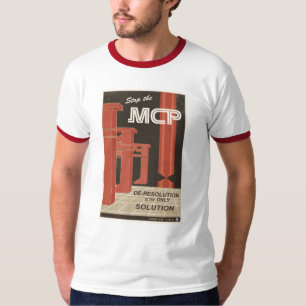 Camiseta de propaganda en arco