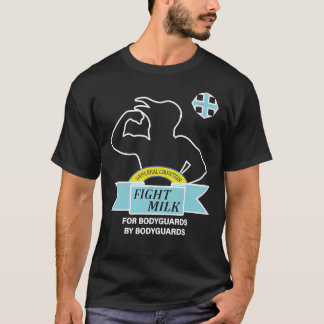 camiseta de protección contra la leche con camiset