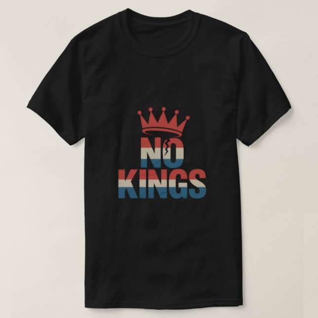 Camiseta de protesta No Kings (Diseño del anverso)
