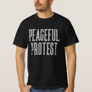 Camiseta de protesta pacífica