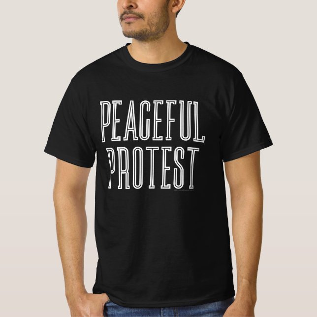 Camiseta de protesta pacífica (Anverso)