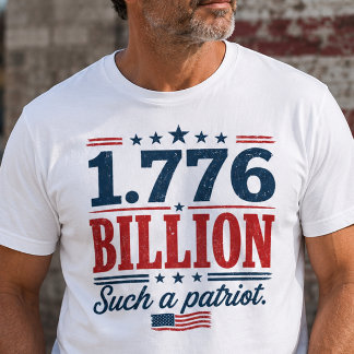 Camiseta de protesta patriota de 1.776 mil millone