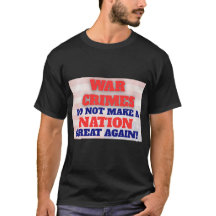 Camiseta de protesta, Protesta por crímenes de gue