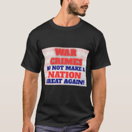 Camiseta de protesta, Protesta por crímenes de gue