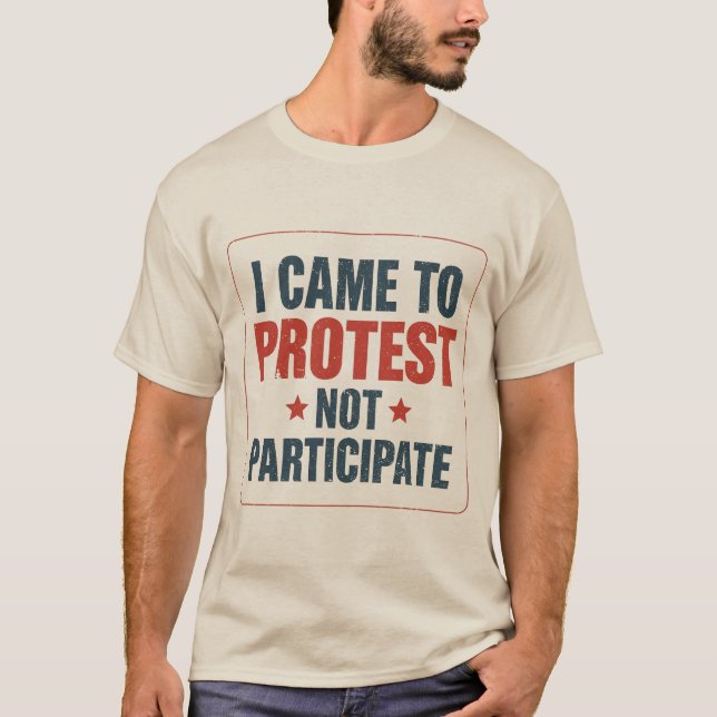 Camiseta de protesta retro vintage | Negrita (Anverso)