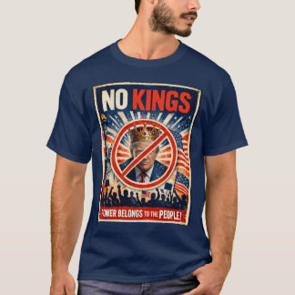 Camiseta de protesta sin reyes
