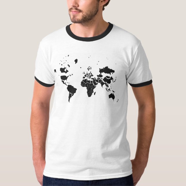 Camiseta de Proyección de Mercator (Anverso)