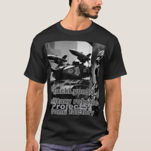 Camiseta de proyecto de fábrica de drones robótico