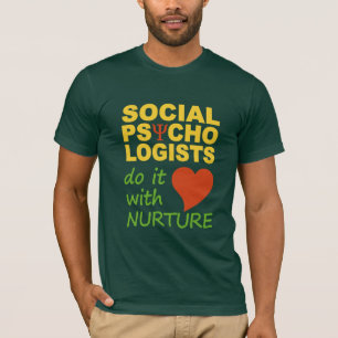 Camiseta de psicólogos sociales
