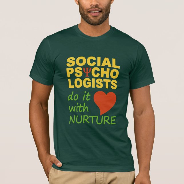 Camiseta de psicólogos sociales (Anverso)