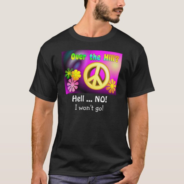 Camiseta de Psychodelic del nacido en el baby boom (Anverso)