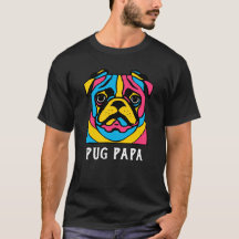 camiseta de pug de tono de personalizable 3