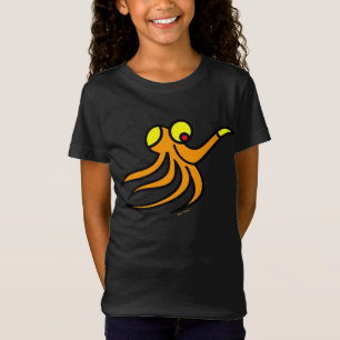 camiseta de pulpo divertido