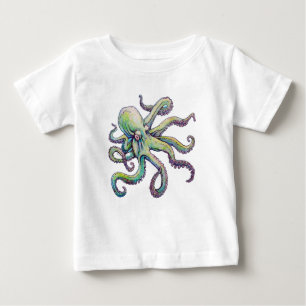 camiseta de pulpo marino