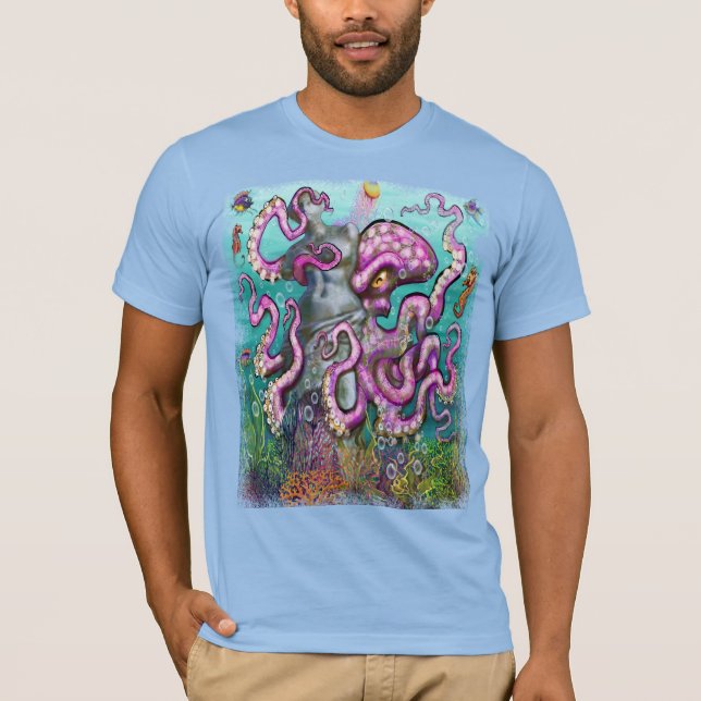 Camiseta de Pulpo Obsesivo (Anverso)