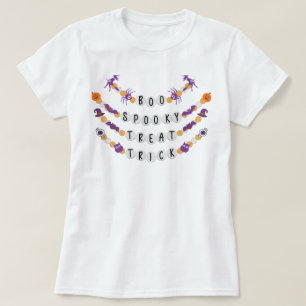 Camiseta de pulsera de amistad, Halloween para muj