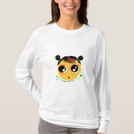 Camiseta de Pumpkins Girl con corsé atrás
