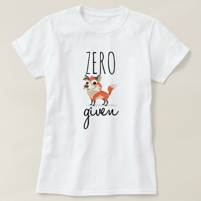 Camiseta de Pun con Zorro Divertido (Diseño del anverso)
