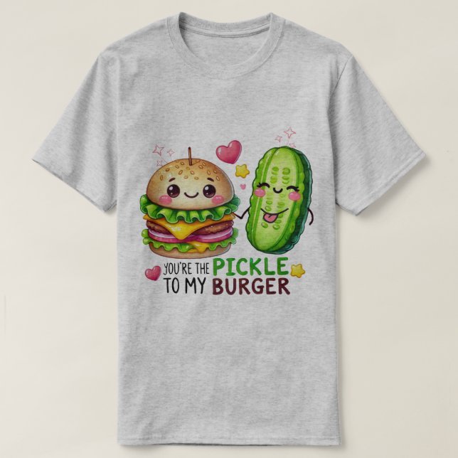 Camiseta de Pun Valentine de Comida divertida - "E (Diseño del anverso)