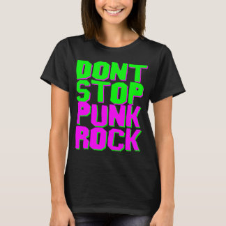CAMISETA DE PUNK ROCK NO PARA