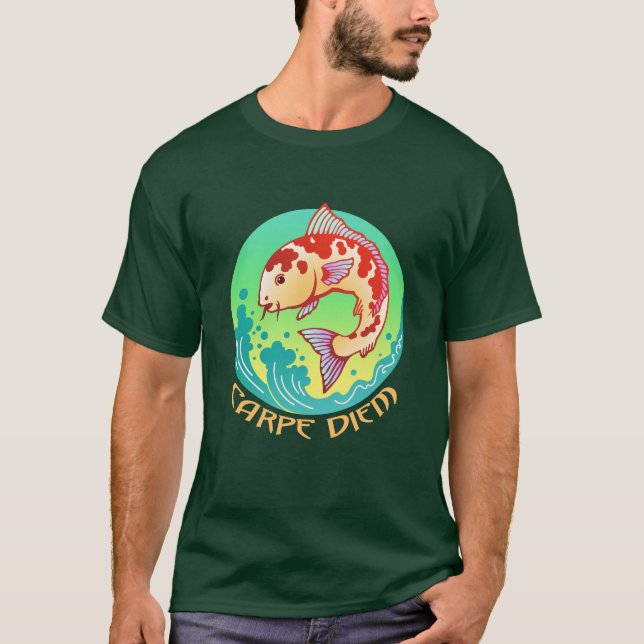 Camiseta de Punny Carpe Diem (Anverso)