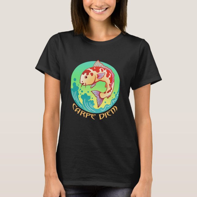 Camiseta de Punny Carpe Diem (Anverso)