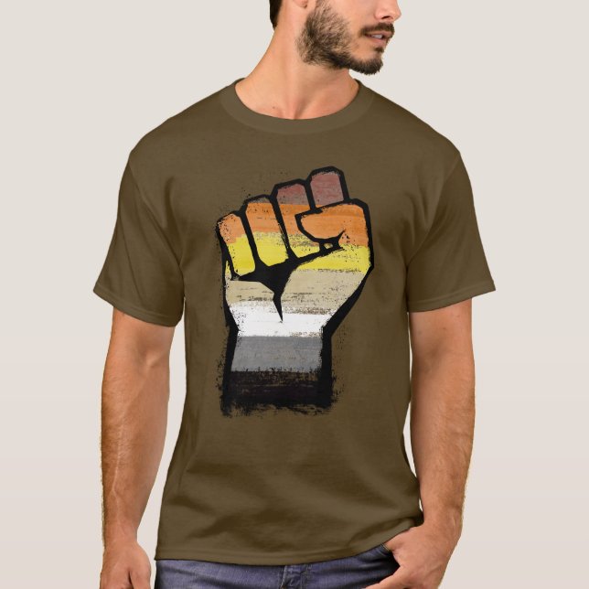 Camiseta De Puño Del Orgullo Del Oso (Anverso)