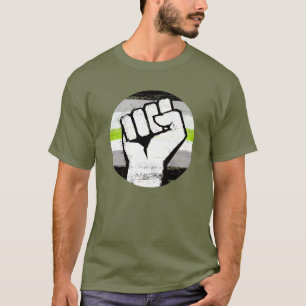 Camiseta de puño Orgullo Agender