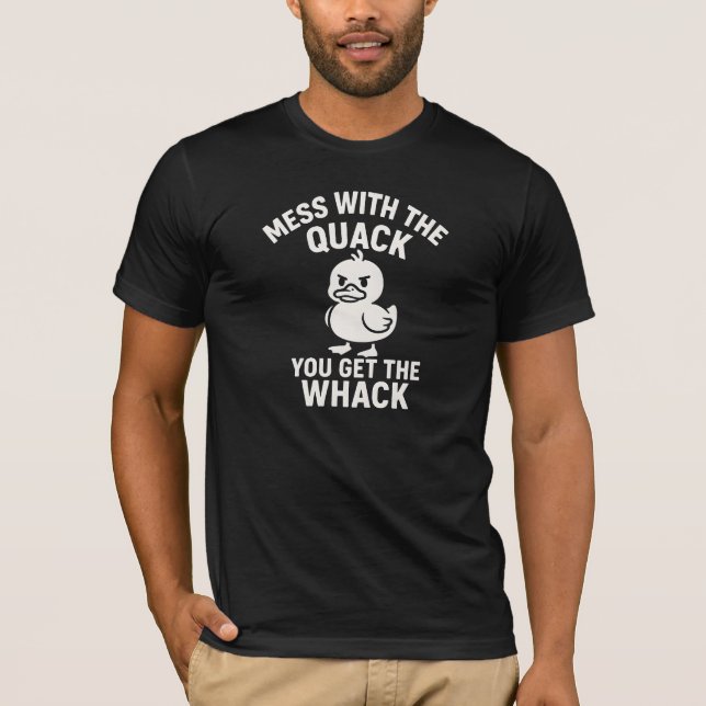 Camiseta De Puns De Pato Quack (Anverso)