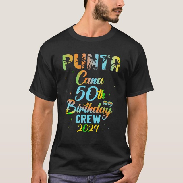 Camiseta de Punta Cana 50 cumpleaños 2024 (Anverso)