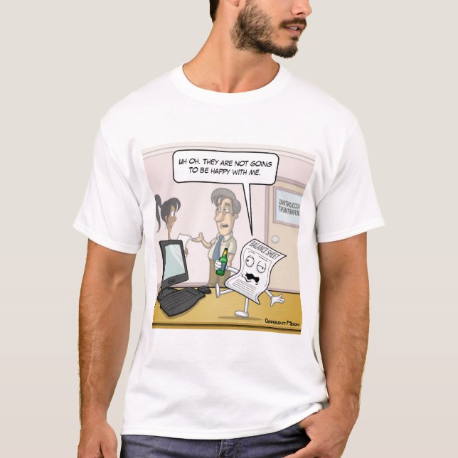 Camiseta de puntería de balance de cuentas borrach (Anverso)