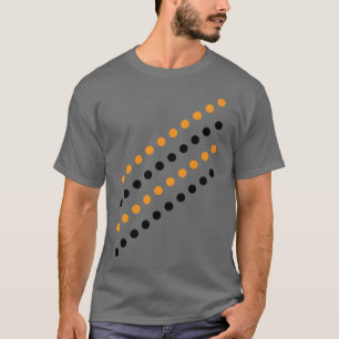 Camiseta de punto polka masculina única - gris osc