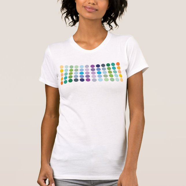 Camiseta de puntos coloridos (Anverso)