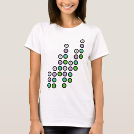 Camiseta de puntos geniales