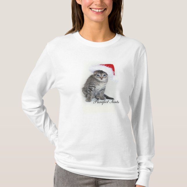 Camiseta de Purrfect Santa (Anverso)