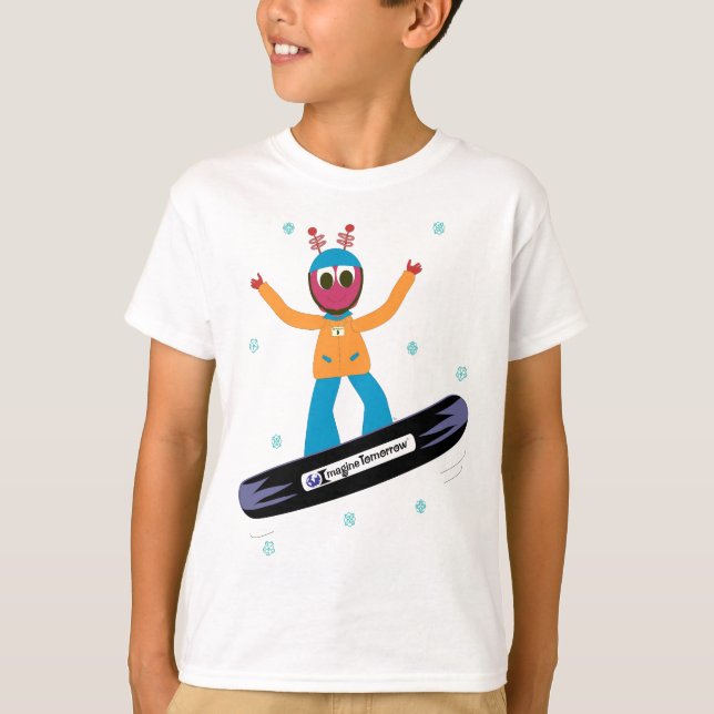 Camiseta de Puterbug de la snowboard (Anverso)