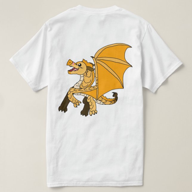 Camiseta de Qibli Wings of Fire  (Reverso del diseño)