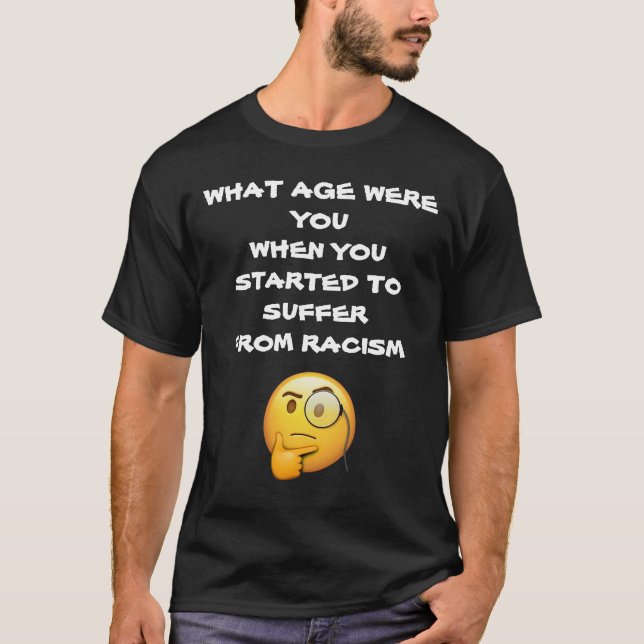 CAMISETA ¿DE QUÉ EDAD ERAN CUANDO EMPEZARON A SUFRIR? (Anverso)