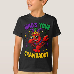 Camiseta De quién es el crawdaddy cangrejo de bufón cuentas