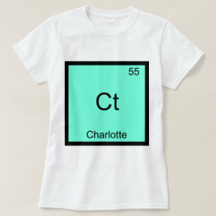 Camiseta de química de elemento divertido de Ct - 