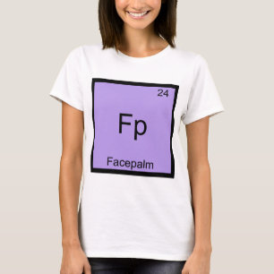 Camiseta de química de elemento divertido Fp - Fac